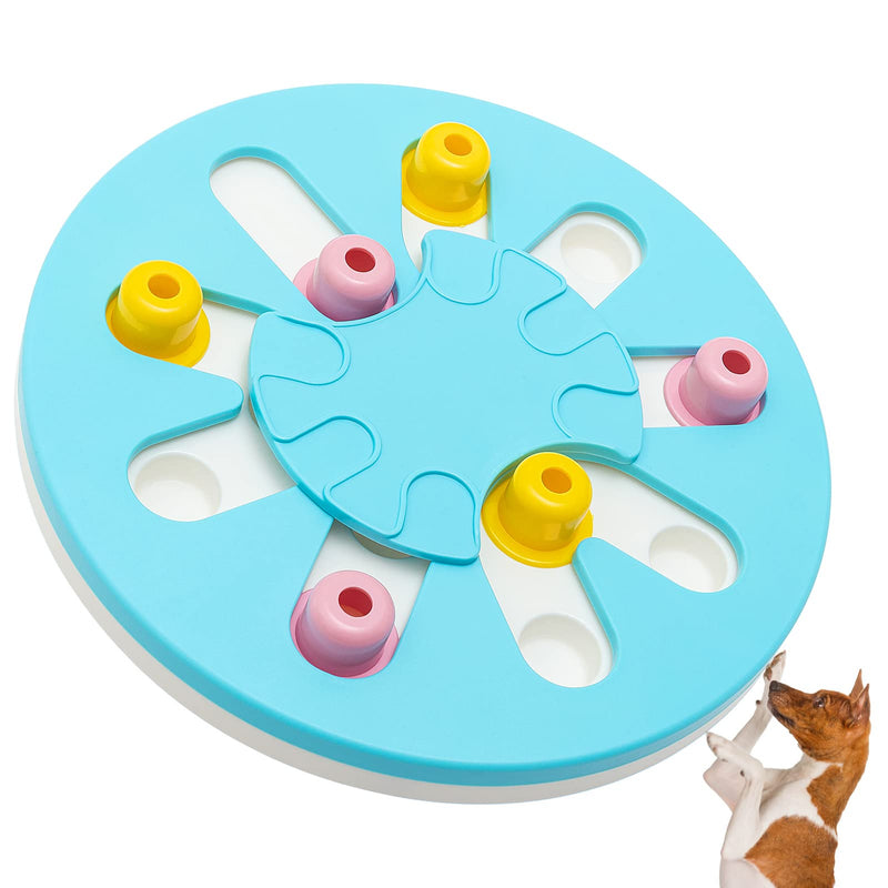 Dog Slow Feeders Puzzle Toy - IQ Training Toy Box for Puppies, Anti-Slip Pet Interactive Slow Feeder, Doggies Treat Dispensing for Health - PawsPlanet Australia