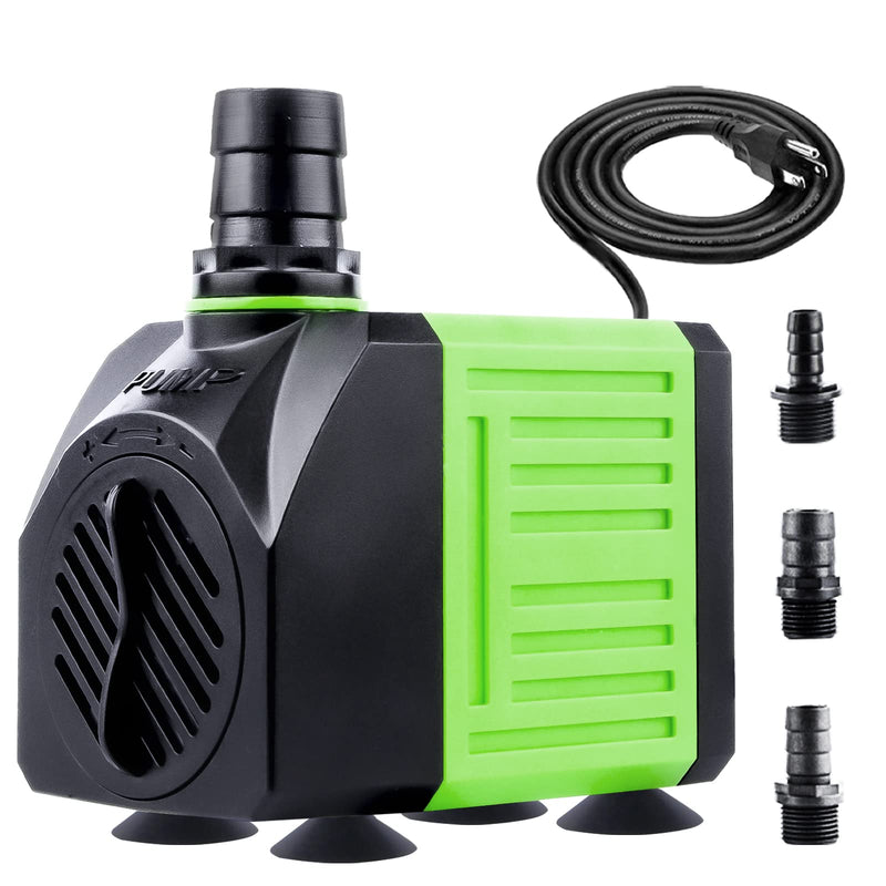 Aysoner Submersible Fountain Water Pump: 550GPH 30W Adjustable Ultra Quiet Small Pond Pump with 6ft Power Cord for Aquarium Fish Tank | Outdoor Waterfall | Statuary | Hydroponics - PawsPlanet Australia
