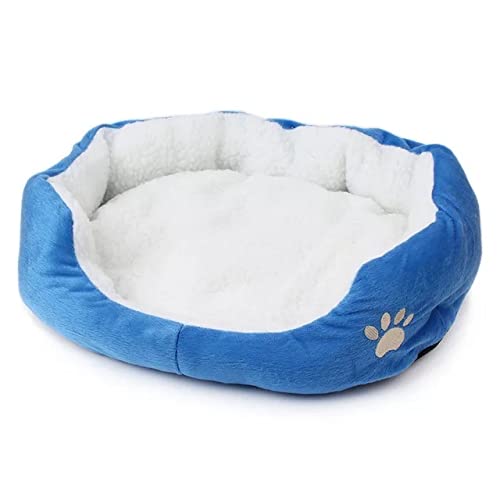 Lamb Cashmere Pet Mat, Winter Warm for Puppy Dogs and Cats Blue - PawsPlanet Australia