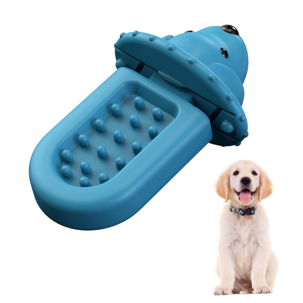 uahpet Dog Crates Training Tool Full Natural Rubber Dog Training Aid Dog Treat Dispenser for Crate Training Reduces Anxiety Rubber Peanut Butter Crate Licking Toy Make Crates Easier - PawsPlanet Australia