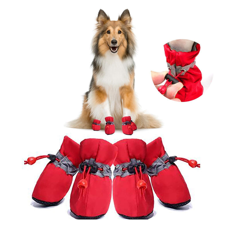 1 Set Dog Boots Breathable Non-Slip Outdoor Pet Shoe Cover Paw Protectors, Soft Sole Waterproof Foot Cover Pet Supplies Accessories for Indoor Outdoor Walking Running Sports Training - PawsPlanet Australia