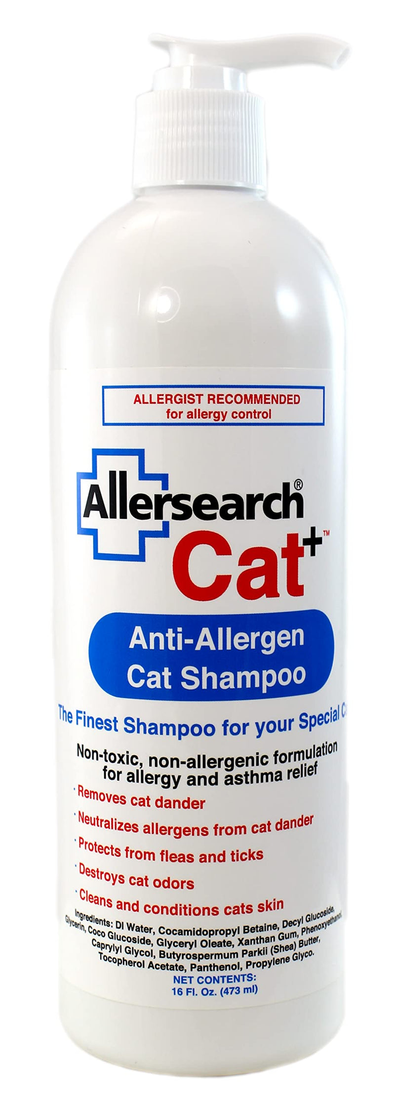 Allersearch Cat+ Anti-Allergen Cat Shampoo - PawsPlanet Australia