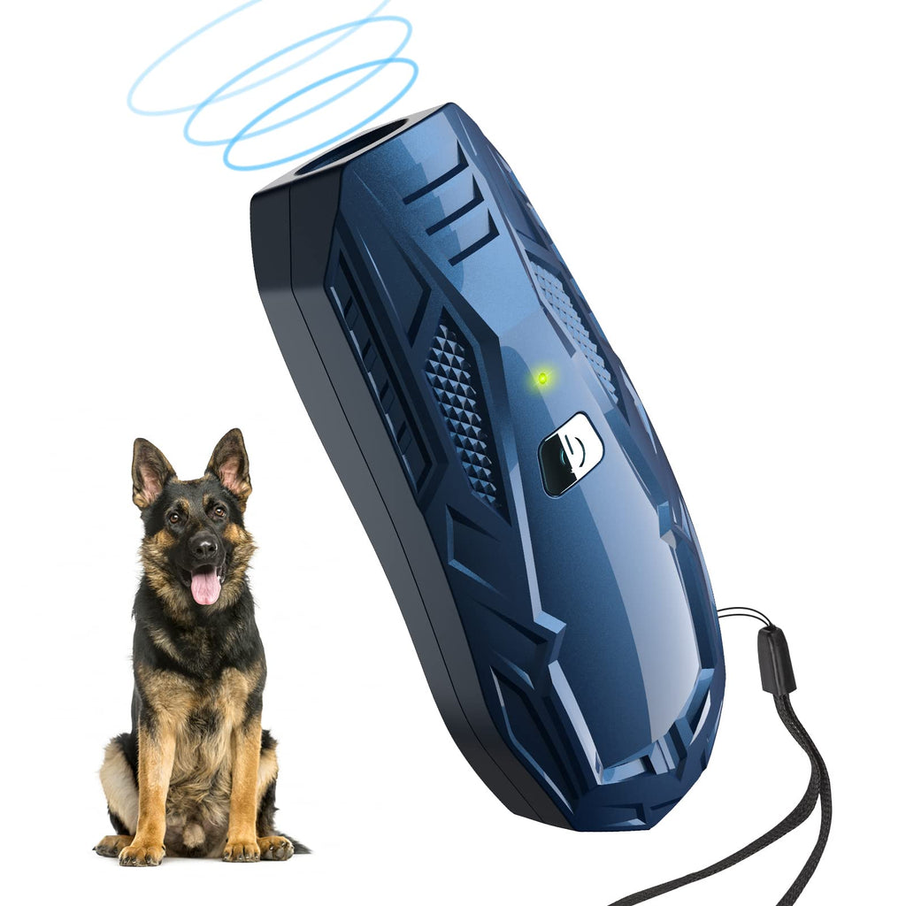 Dog Barking Control Device, 16.4Ft Ultrasonic Anti Barking Device Dog Barking Control Deterrent, Rechargeable Handheld Portable Stop Dog Barking Training Clicker Tool for Small Medium and Large Dogs dog barking control device - PawsPlanet Australia