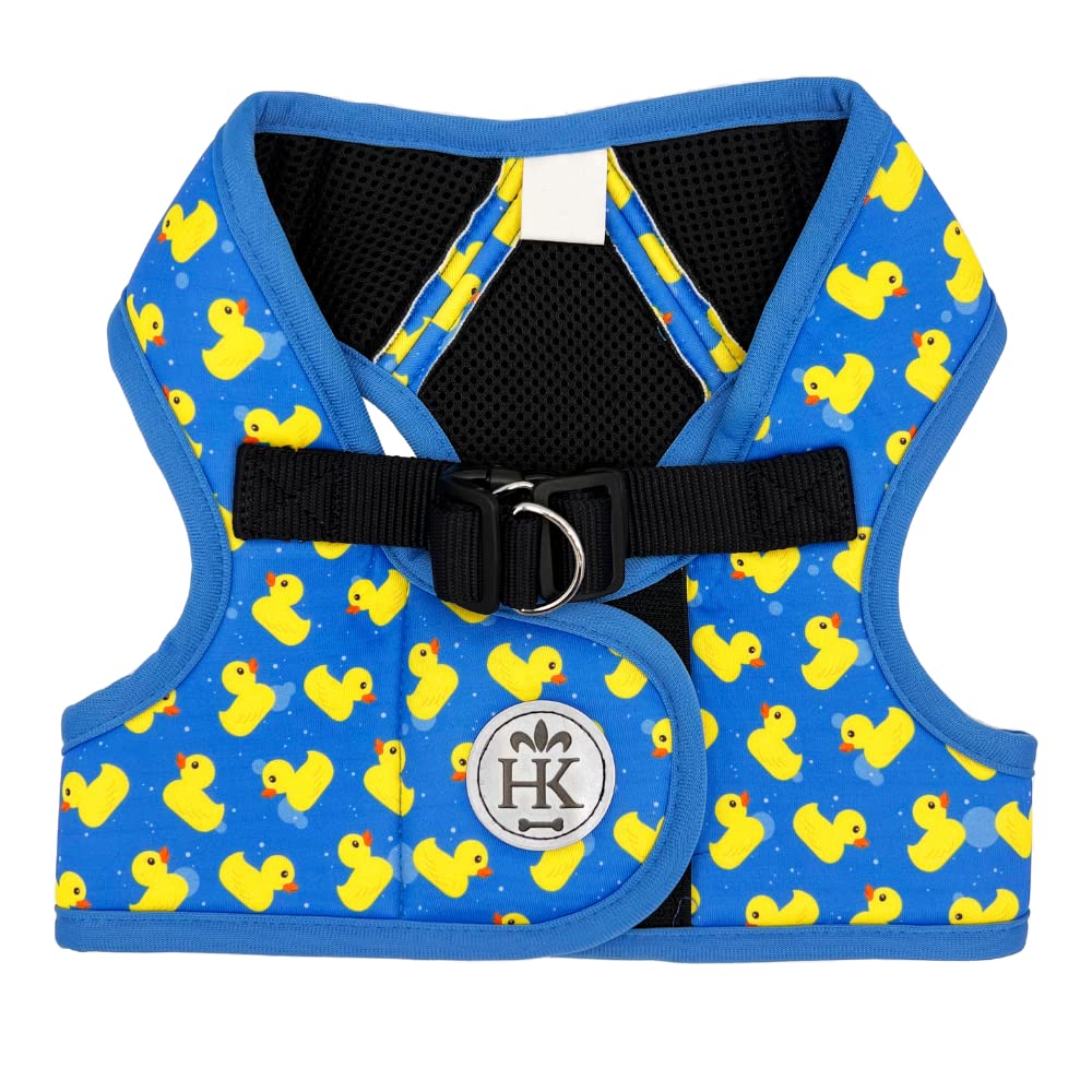 H&K Hudson Harness | Lucky Ducky | Easy Control Step-in Mesh Vest Harness with Reflective Strips for Safety Extra-Extra-Small - PawsPlanet Australia