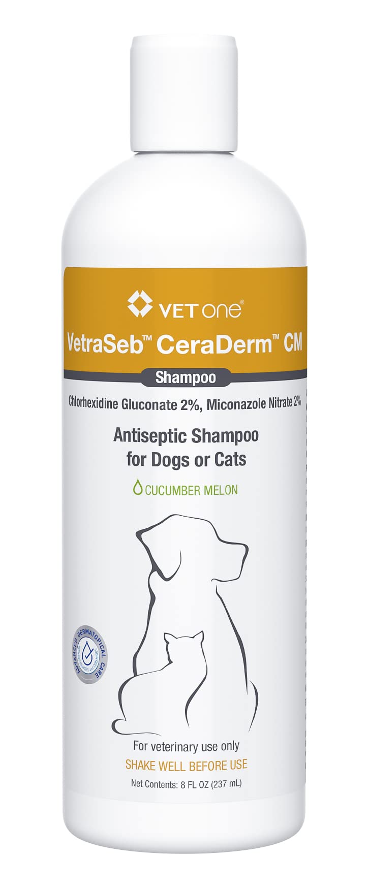 VetOne VetraSeb Ceraderm cm Shampoo 8 oz - PawsPlanet Australia