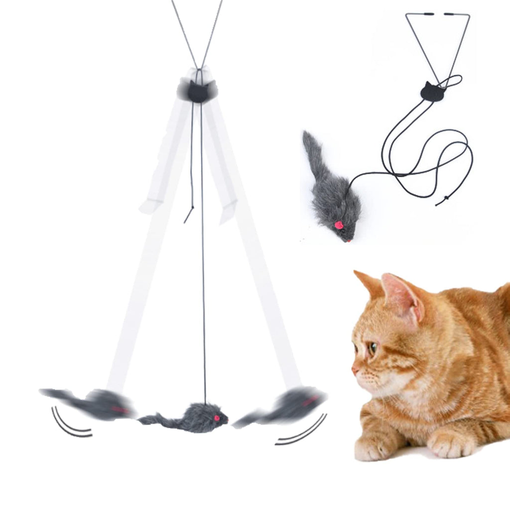 Pet Cat Dragonfly Mice Toy, A-Door-Able Dragonfly Cat Toys Teaser and Exerciser for Cat and Kitten Hanging from Door, Window, Sear, Cat Cage - PawsPlanet Australia