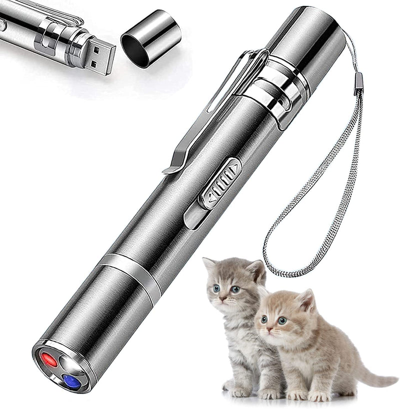 Cat Toy Pointer for Indoor, Cat Mouse Toys Wand Light Pet Interactive Toys to Keep Cat Busy, for Kitten Cat Dog Chase Play - PawsPlanet Australia