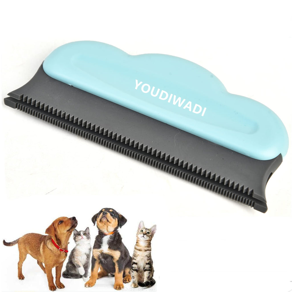 YOUDIWADI Pet Hair Remover Professional Hair Remover Brush for CleaningCarpets, Sofas, Home Furnishings and Car Interiors Light Blue - PawsPlanet Australia