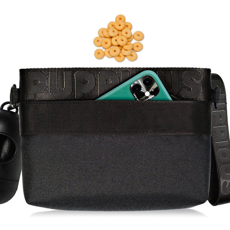 PUPPIOUS Dog Treat Pouch ‚Äì Treat Pouches for Pet Training with Poop Bag Dispenser ‚Äì 3-Pocket Training Treat Pouch ‚Äì 2 Ways to Wear ‚Äì Crossbody Treat Bag Waist Pouch for Kibbles, Treats, Toys - PawsPlanet Australia