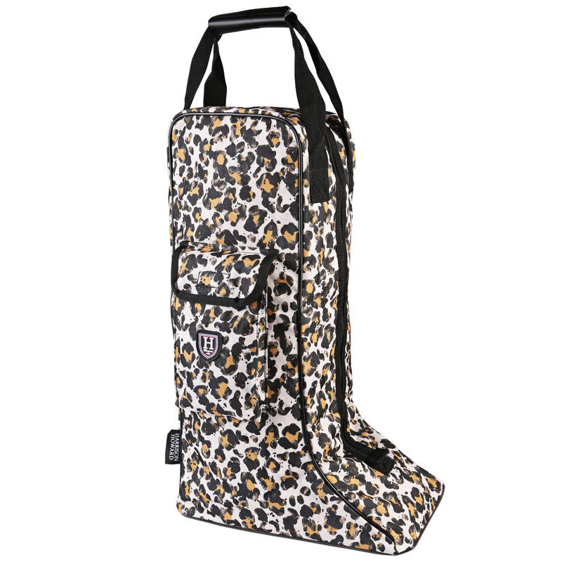 Harrison Howard Tall Boot Carry Bag Classic Leopard - PawsPlanet Australia