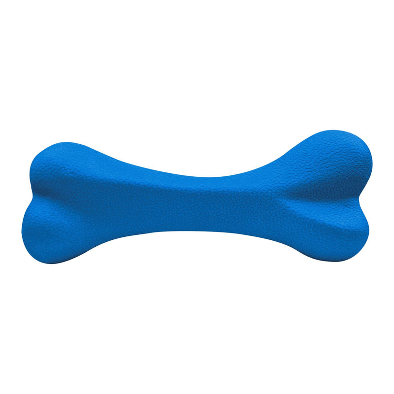 Qesonoo Dog Toys for Aggressive Chewers Dog SuperChewy Tough Dog Bone Toy for Large Medium Dogs Breed Strong Natural Rubber Bones Blue - PawsPlanet Australia