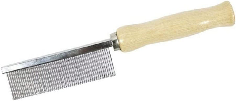 Dog & Cat Combs For Grooming Long Haired Cats & Dogs - Pet Dog Cat Comb Stainless Steel Pin Teeth Wooden Handle Grooming Fur Hair Brush - Comb Removes & Prevents Matted Fur - PawsPlanet Australia