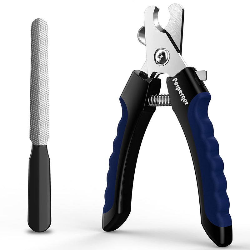Perperqer Dog Nail Clipper,Dog Nail Trimmers with Safety Guard for Small Medium Large Breed Dog & Cat to Avoid Over Cutting,Professional Grooming Tool with Quick Sensor and Dog Nail File - PawsPlanet Australia