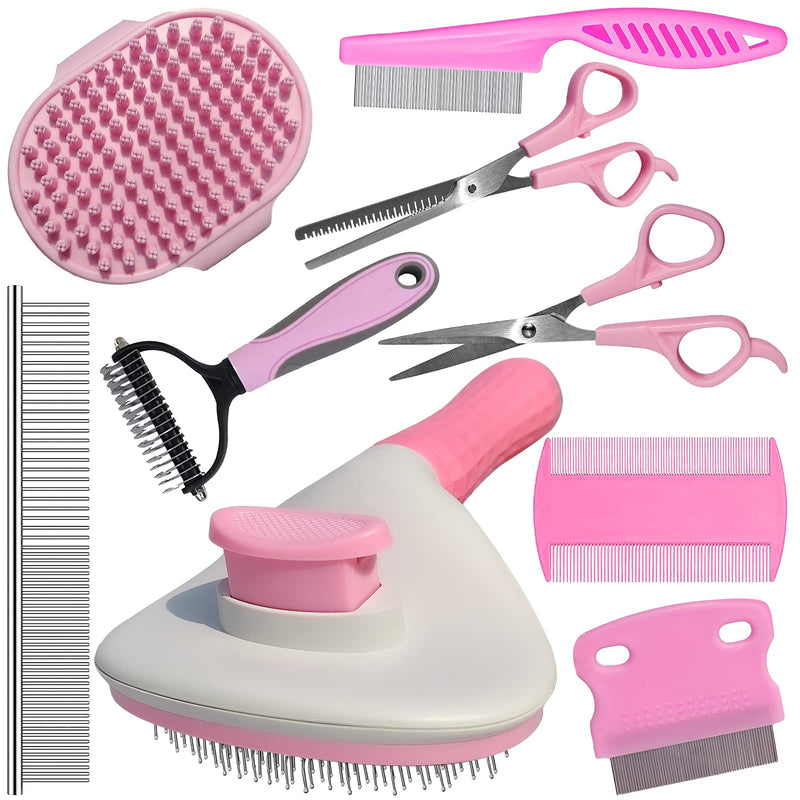 Ultimate Dog Grooming Brush Shedding Kit, Complete Grooming Solution for Shedding Dogs - Slicker Brush, Deshedding Tool, and Grooming Comb - Suitable for All Breeds and Sizes - Promotes Healthy Skin and Coat, Reduces Shedding - PawsPlanet Australia