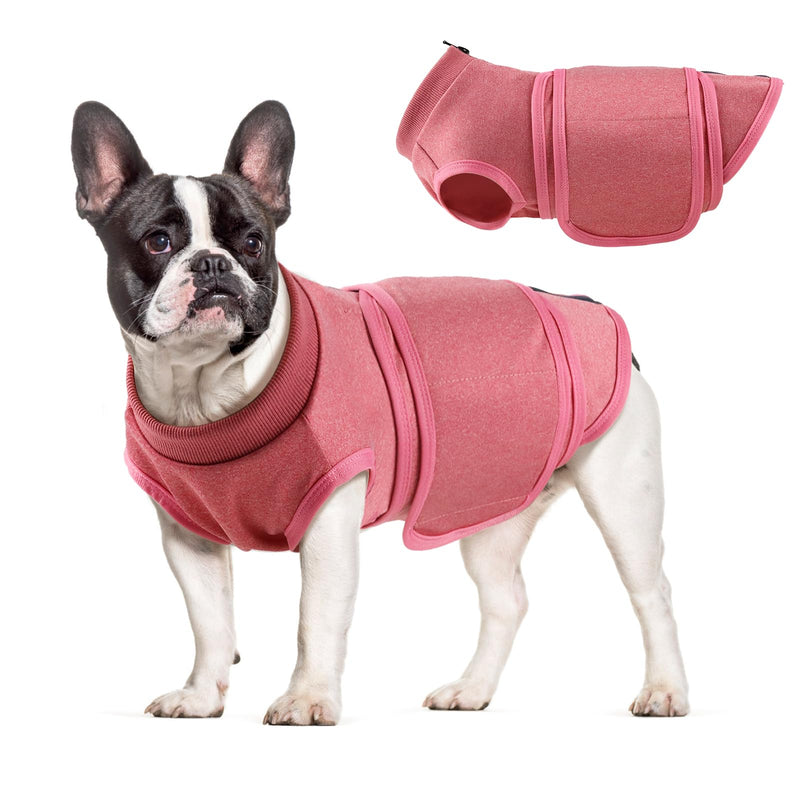 Dog Anxiety Vest, Dog Clam Shirt for Thunder Firework Separation, Dog Calming Coat Jacket Wrap, Pet Stress Relief Vest Anxiety Jacket with Zipper, Anti Anxiety Vest for Small Medium Large Dogs, L - PawsPlanet Australia
