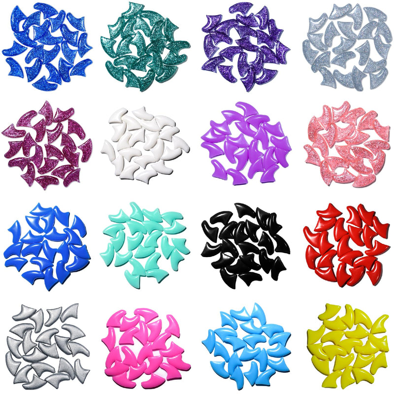 WQGVY 15 Colors / 150 pcs Cat Nail Caps | Cat Claw Covers with Adhesives and Applicators (M) Medium - PawsPlanet Australia