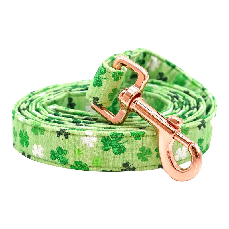 Dog Leash, Holiday Durable Strong Spring Dog Leash Heavy Duty Leash Comfortable Padded Dog Leash for Small Medium Large Dogs Medium (Pack of 1) L: Lucky Clover - PawsPlanet Australia