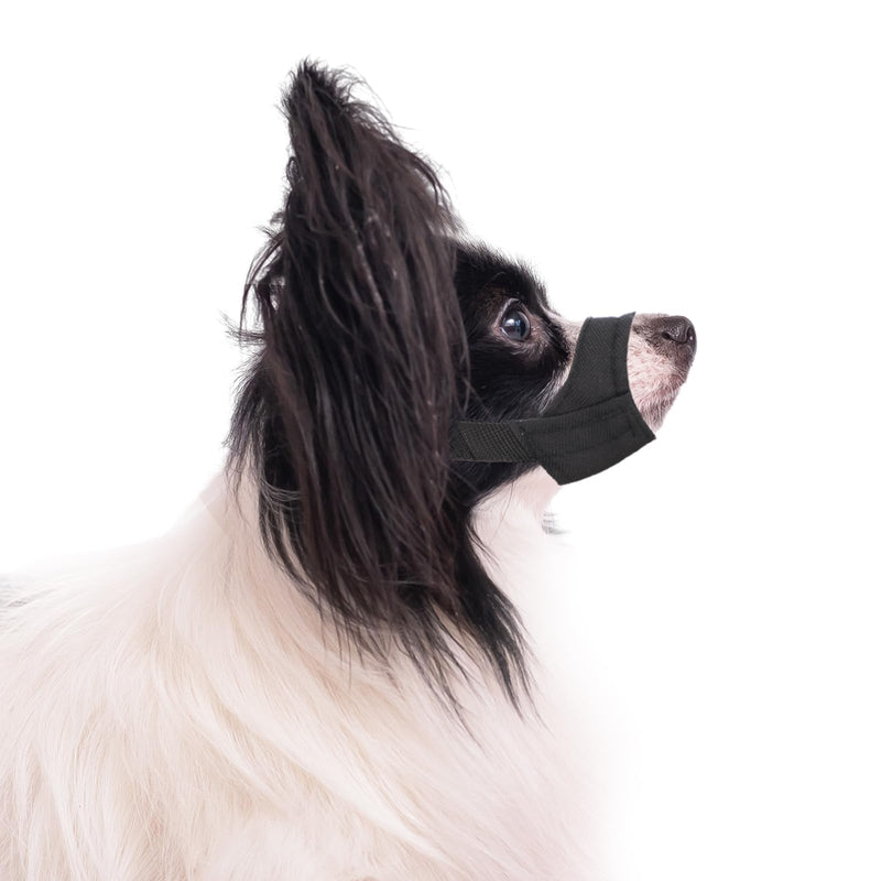 Short Snout Dog Muzzle, Adjustable Dog Mouth Guard, Soft Pet Safe Dog Muzzle Anti Biting Barking, Muzzle for Dogs Snout Circumference 5.5-7" - PawsPlanet Australia