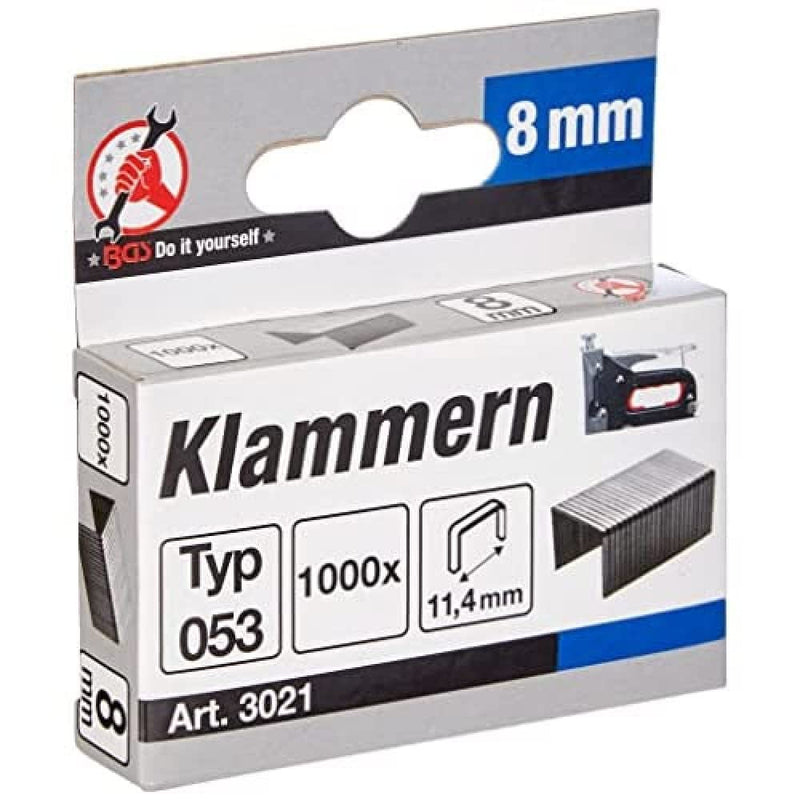 BGS Diy 3021 | Brackets | Type 53 | 8x11.4mm | 1000 pieces - PawsPlanet Australia