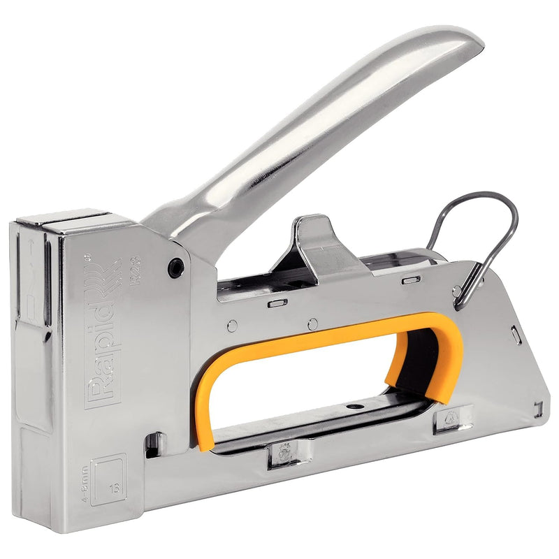 Rapid hand stapler R23, stapler for wood and canvas, compact, made entirely of steel, for staples type 13, 4-8mm box single - PawsPlanet Australia