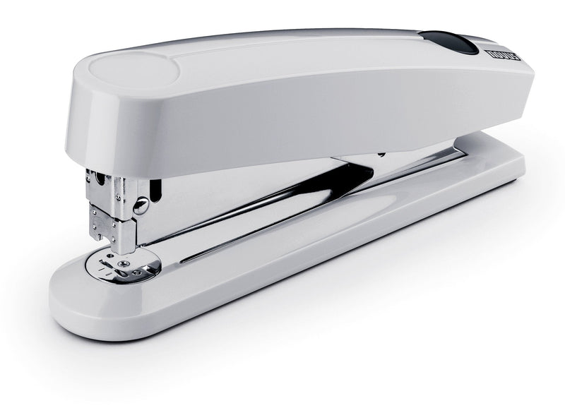 Novus B 7A comfort stapler (30 sheets stapling capacity, automatic function, incl. 200 staples) glossy gray - PawsPlanet Australia