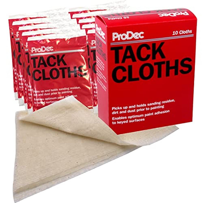 ProDec ptr10p tack cloths, cream, set of 10 pieces - PawsPlanet Australia