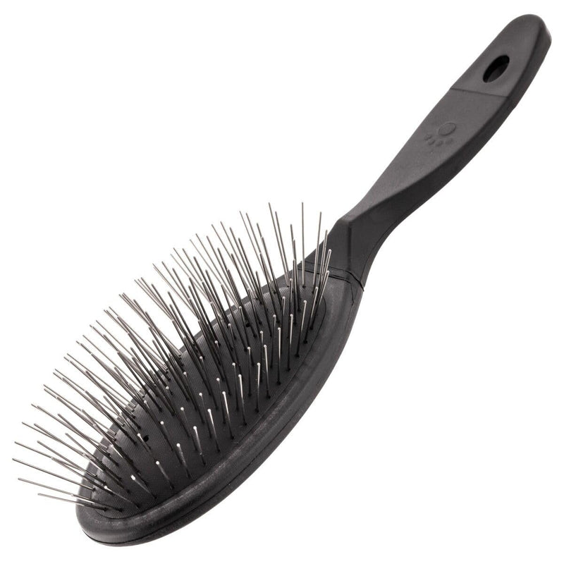 Groom Professional Luxury Pet Grooming Flexible Pin Brush, Excellence in Animal Grooming, Designed for Professional Use, Unique Rubber Cushion to Hold The Pins Firmly and Yet Be Flexible, 3cm 3 cm - PawsPlanet Australia