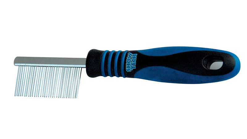 Show Tech facial comb with comfort handle - PawsPlanet Australia
