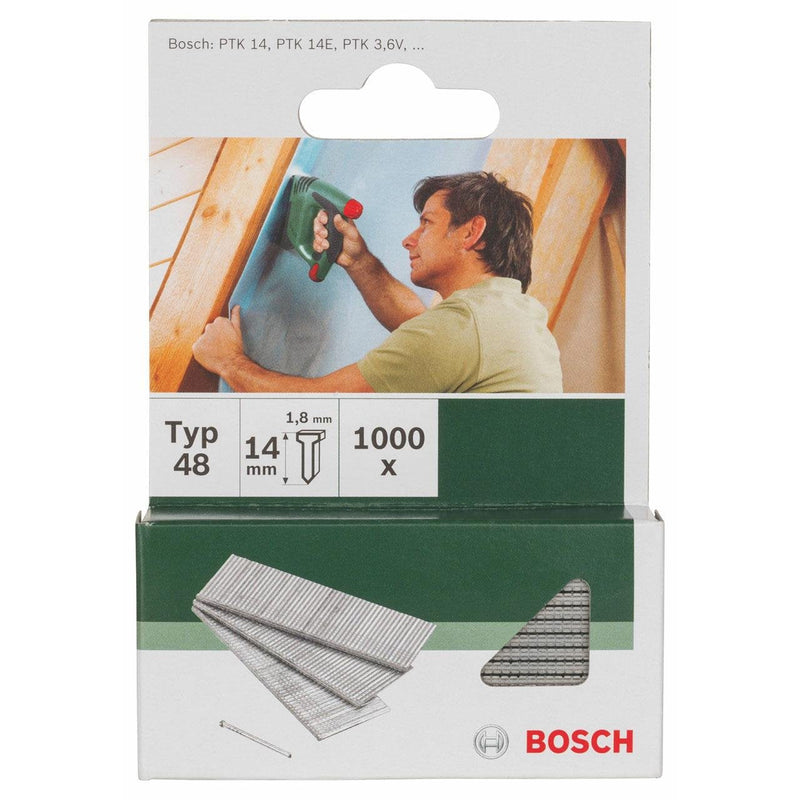 Bosch 2609255813 DIY nails type 48 1.8 x 1.45 x 14 mm - PawsPlanet Australia