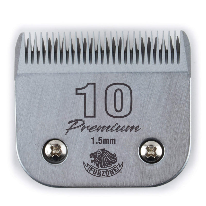 Furzone Detachable Blade - Size 10 Blade 1/16", made from extra durable Japanese steel, compatible with most Andis, Oster, Wahl A5 clippers - PawsPlanet Australia