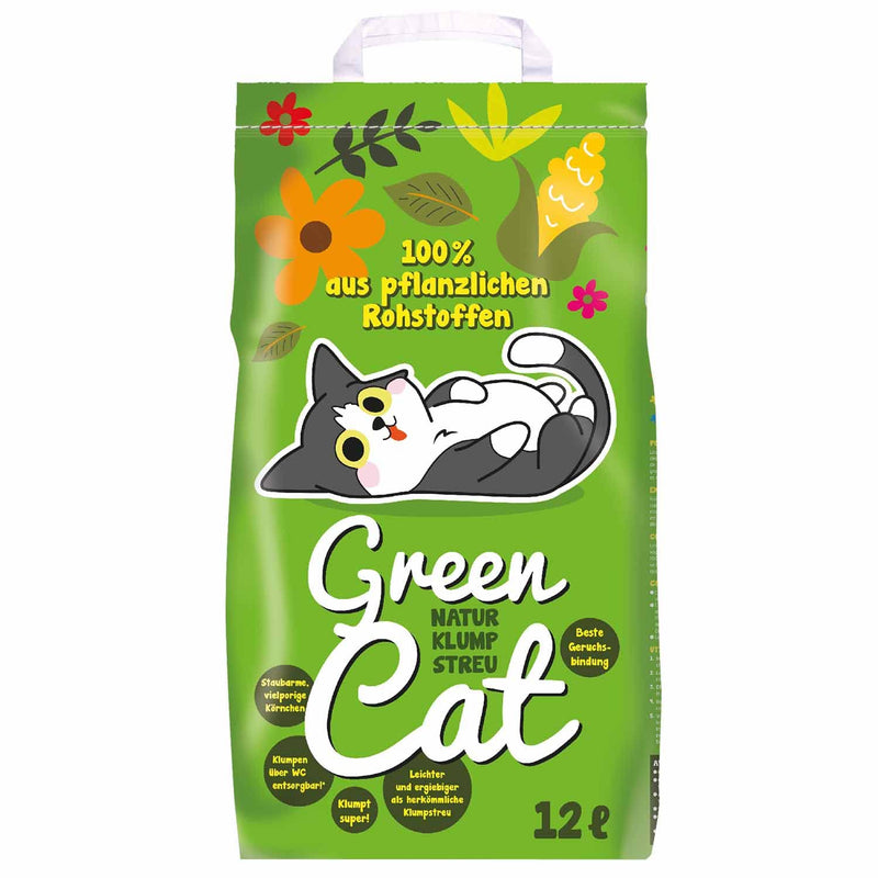 CornCat Greencat 6x12 l = 72 l cat litter from Samore - PawsPlanet Australia