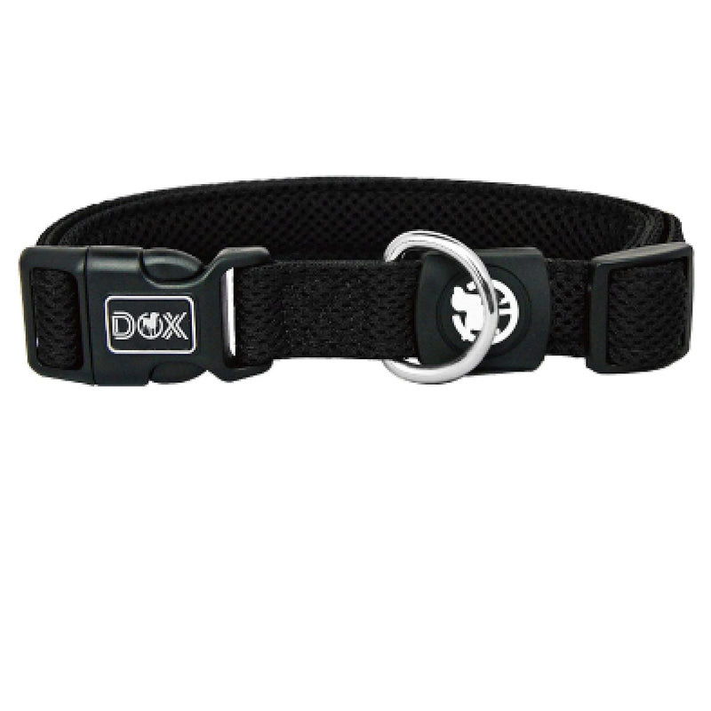 DDOXX Air Mesh Adjustable Padded Dog Collar | many colors | for small & large dogs | Collar Dog Cat Puppy | Dog collars | Cat collar puppy collar small | Black, LL - 3.2 x 45-68 cm - PawsPlanet Australia