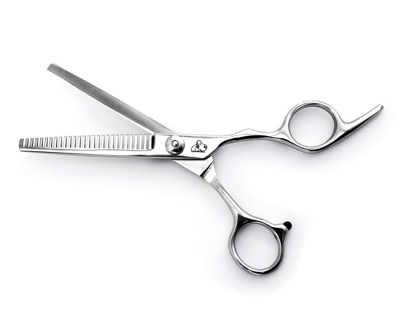 Dog scissors, one-sided toothed thinning scissors made of metal for dogs, cats, pet grooming scissors PRECORN - PawsPlanet Australia