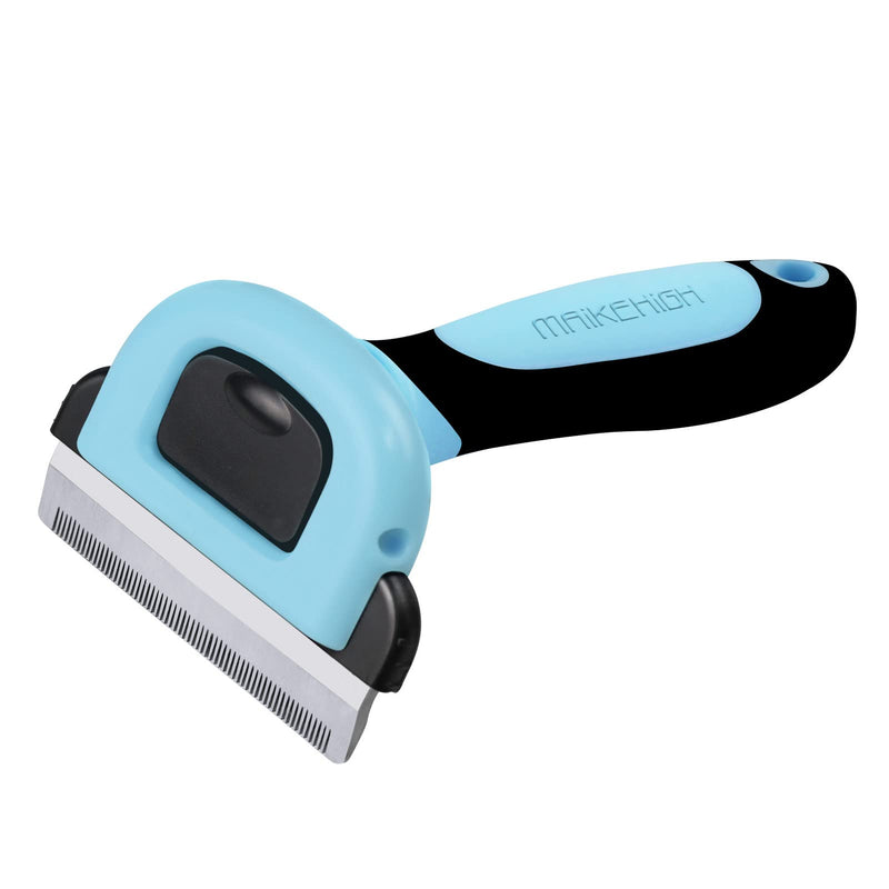 MAIKEHIGH grooming tool for small, medium and large dogs and cats with short or long fur. Drastically reduces hair loss in just a few minutes M Blue - PawsPlanet Australia