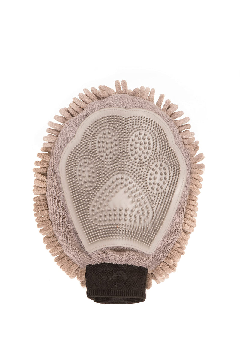 DGS0A Dog Gone Smart Fur Grooming Glove, grey - PawsPlanet Australia