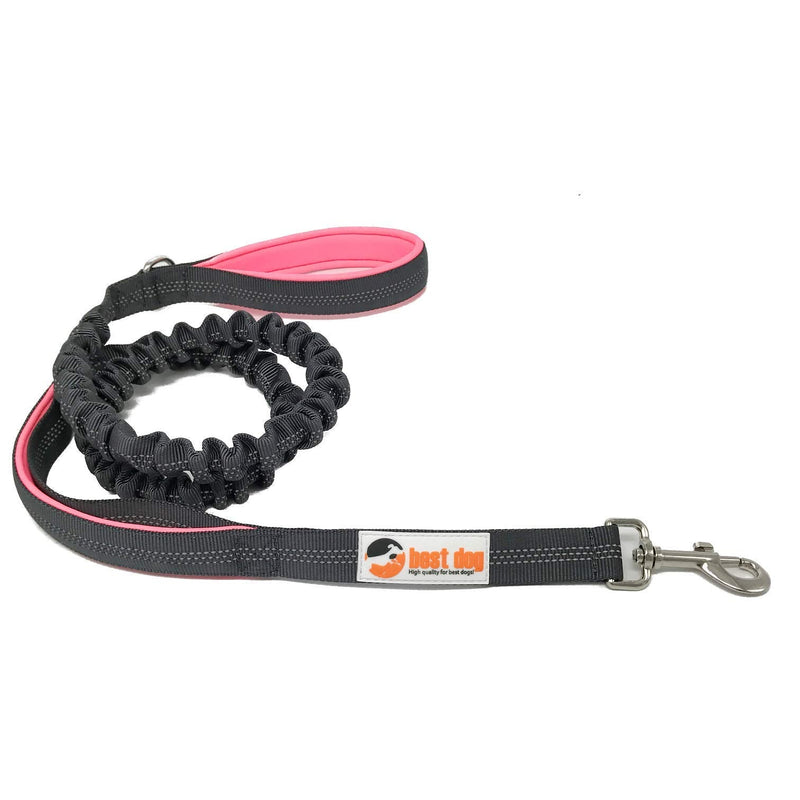 best dog Premium dog leash for large dogs (pink-grey) pink-grey - PawsPlanet Australia