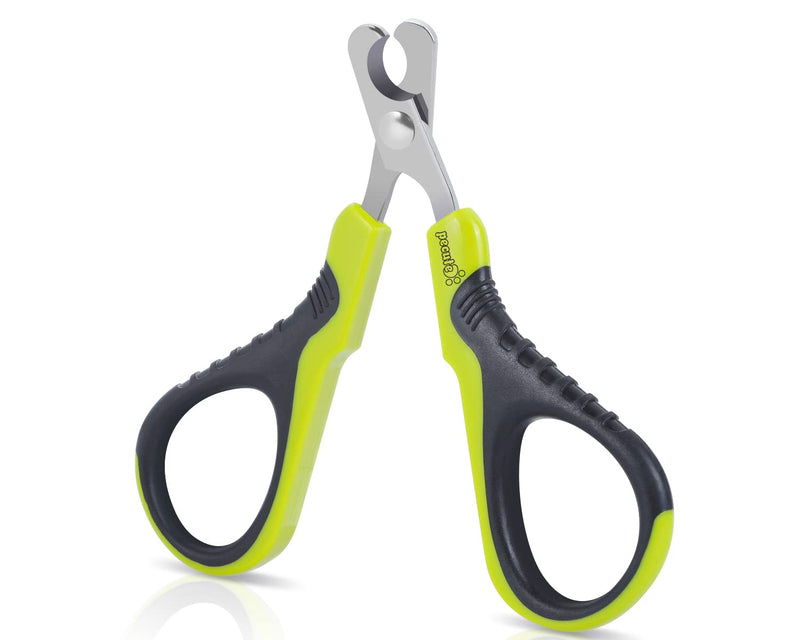 Cat claw scissors with 25 degree cutting head, nail clippers for cats, nail scissors, cat nail cutter, cat nail clipper, cat claw cutter for small dogs, puppies, rabbits and guinea pigs S green - PawsPlanet Australia