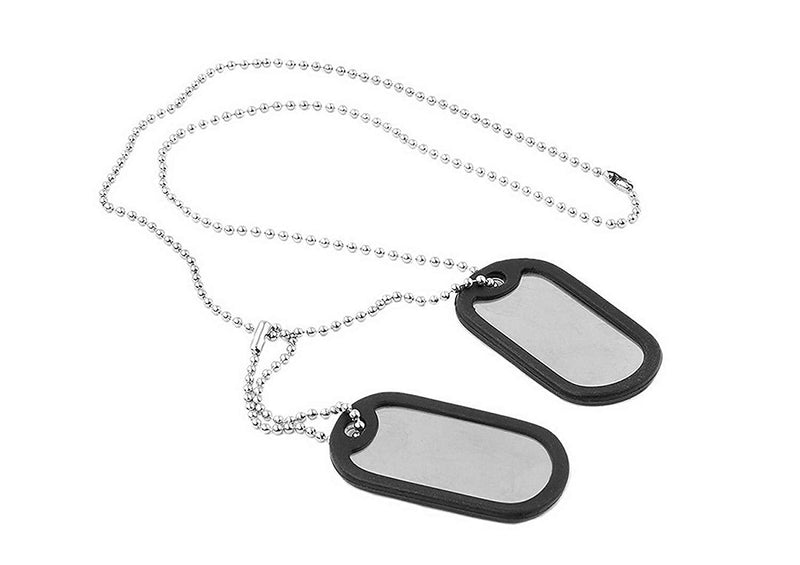 NANDEYIBI US Army Dog Tags with Silencer, Dog Tags - PawsPlanet Australia