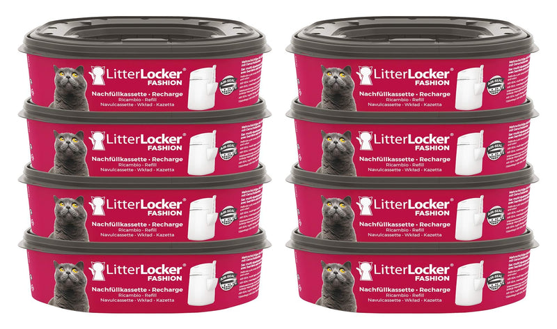 Litter Locker LitterLocker Fashion 8-pack original refill cassettes, saves the daily trip to the garbage can, clean and odorless - PawsPlanet Australia