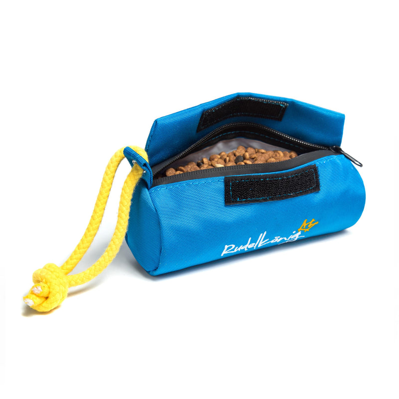 Rudelkönig food bag for dogs - retrieving bag for dog training - robust food dummy for treats blue - PawsPlanet Australia