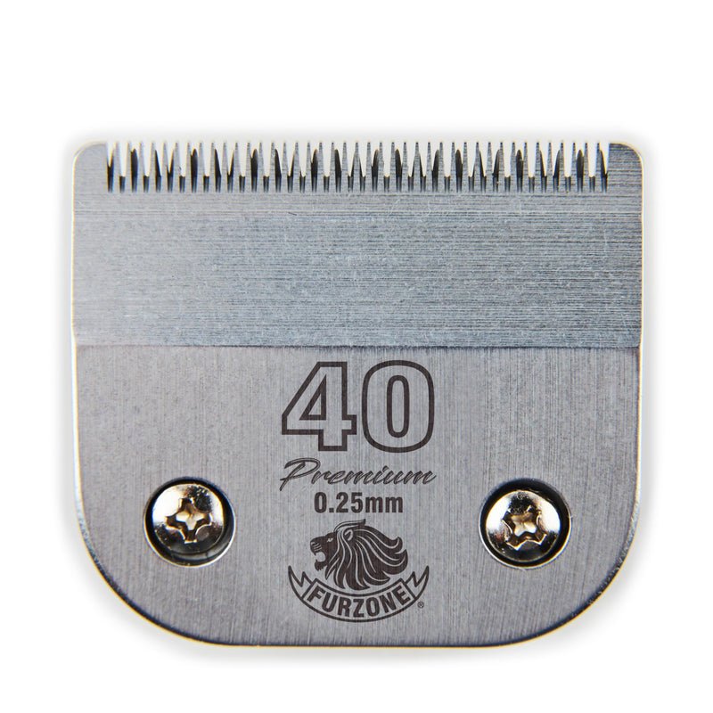 Furzone Detachable Blade - Size 40 Blade 1/100", made from extra durable Japanese steel, compatible with most Andis, Oster, Wahl A5 clippers - PawsPlanet Australia