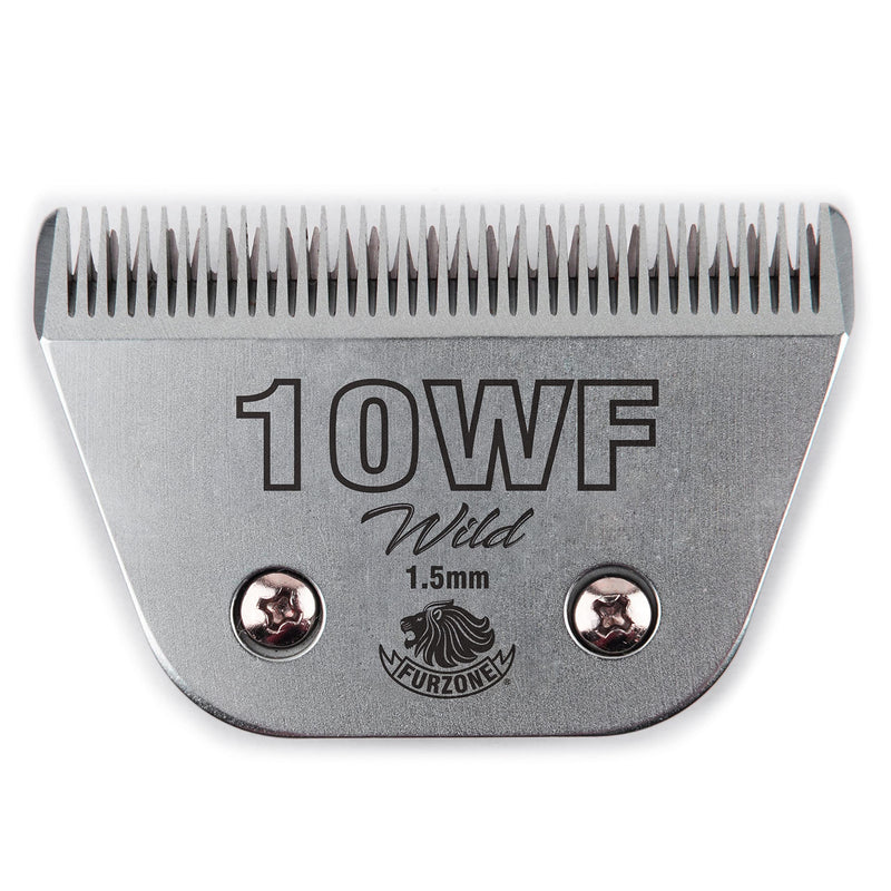 Furzone Detachable Blade - Size 10WF Wide Blade 1/16", Made from extra durable Japanese steel, Compatible with most Andis, Oster, Wahl A5 clippers - PawsPlanet Australia