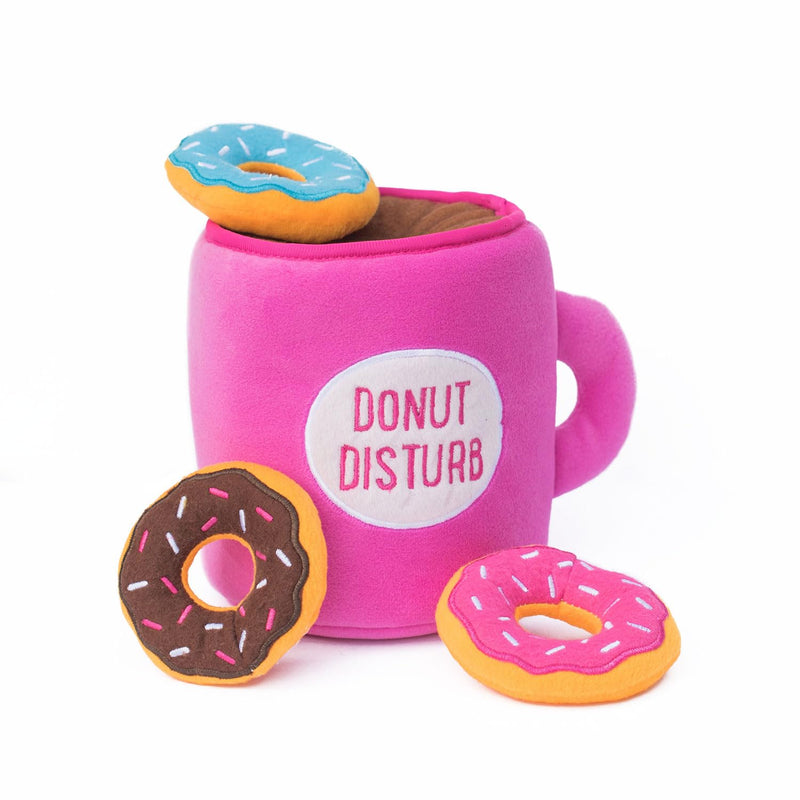 Zippy Paws ZP866 Burrow -Coffee and Donutz Dog Toy, 200g Coffee and Donutz - PawsPlanet Australia