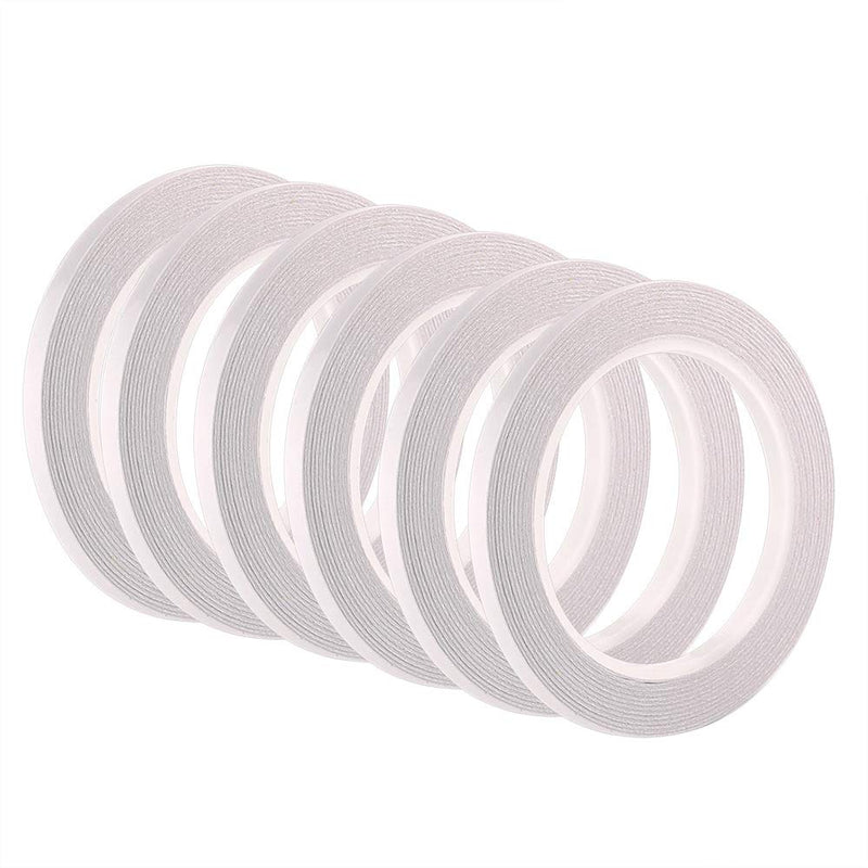 FEPITO self-adhesive tape with 6 rolls of double-sided adhesive tape for sewing, crafts, handicrafts, each roll for 6 x 25 meters - PawsPlanet Australia