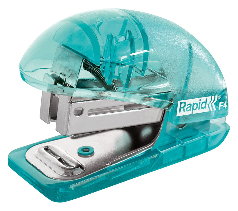 Rapid Esselte Rapid Mini Stapler, Top Loading, 10 Sheet Capacity, Integrated Staple Remover, for Desk Organization, Includes Staples, Colour'Breeze Series, Blue, 5001327 - PawsPlanet Australia