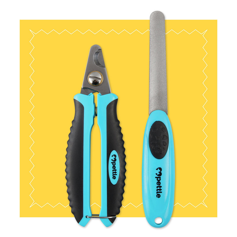 Claw scissors for dogs, cats and small animals - 100% splinter-free thanks to the sharpest stainless steel blades I Claw pliers + claw file + claw care e-book I Professional claw cutter with Safety Guard M - cats - PawsPlanet Australia
