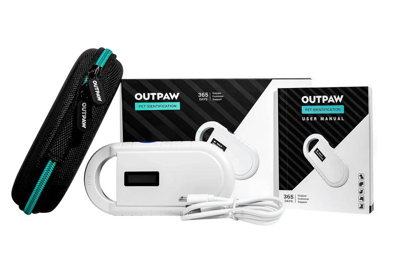 OUTPAW animal chip reader chip reader for animals RFID chip microchip animals ISO transponder for animal identification - PawsPlanet Australia