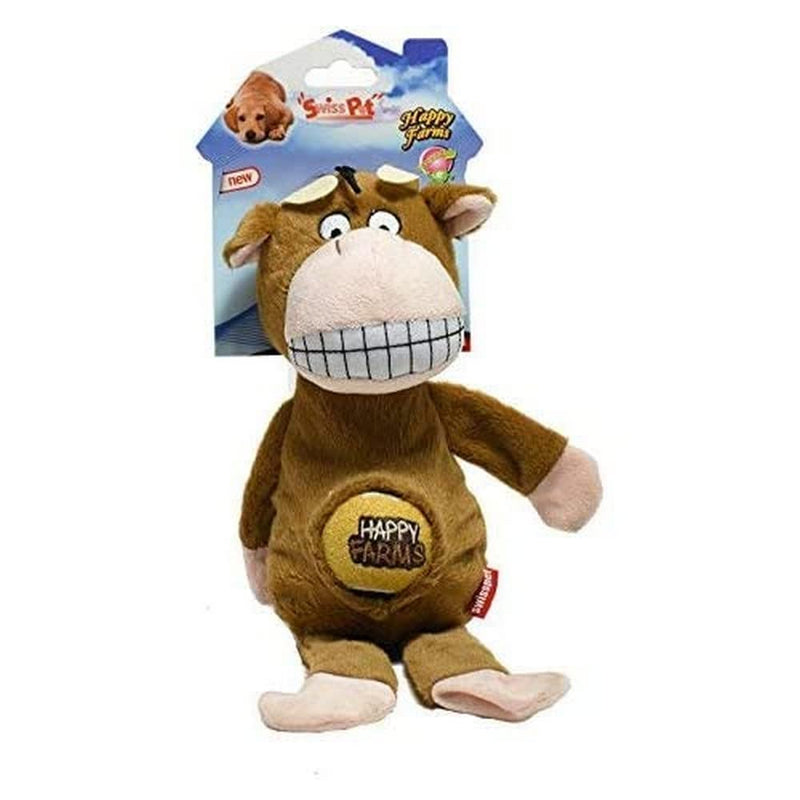SwissPet Happy Farms dog toy, cow - PawsPlanet Australia