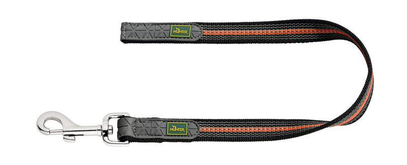Hunter Visby Super Grip non-slip short lead for dogs, buoyant and reflective, orange, 20/50 - PawsPlanet Australia