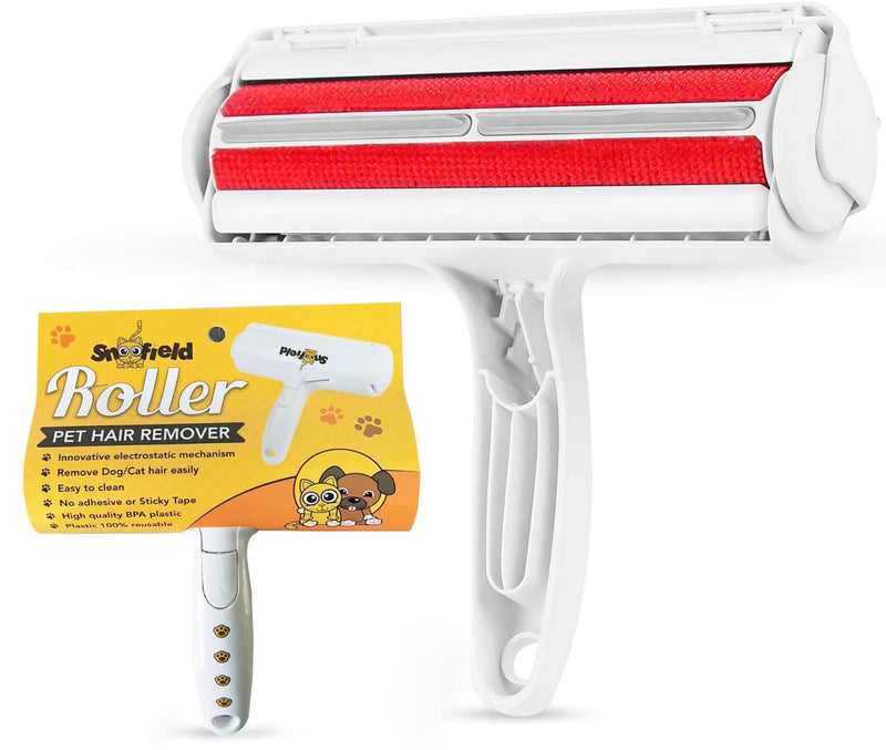 Snoofield - Pet Hair Remover for Dogs & Cats - Extremely Effective Lint Roller Animal Hair - Lint Brush Animal Hair for Clothes, Sofa, Bed and Carpet - Acts on Animal Hair Like a Magnet - PawsPlanet Australia